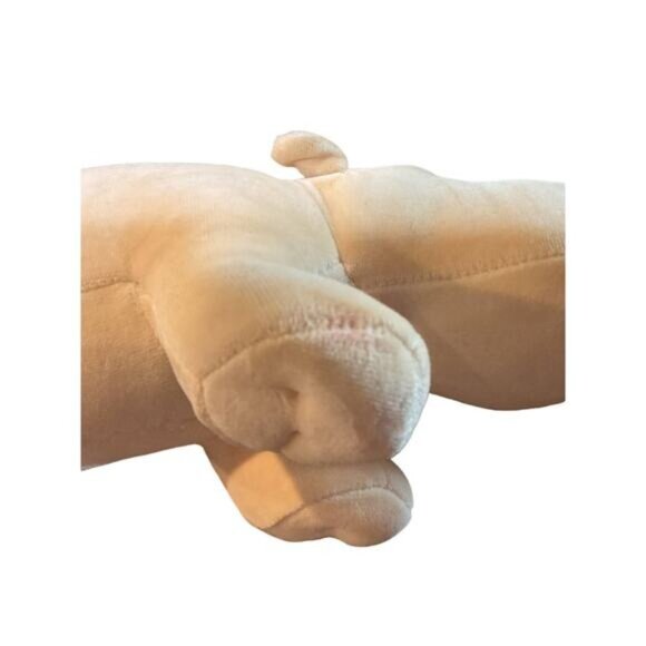 10" My Natural Beige Hippo Plush Stuffed Animal Toy - Picture 6 of 7